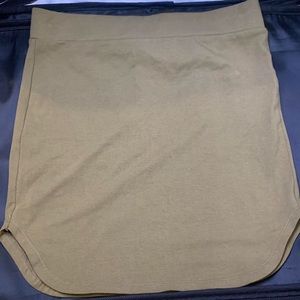 Forever 21 camo green skirt.